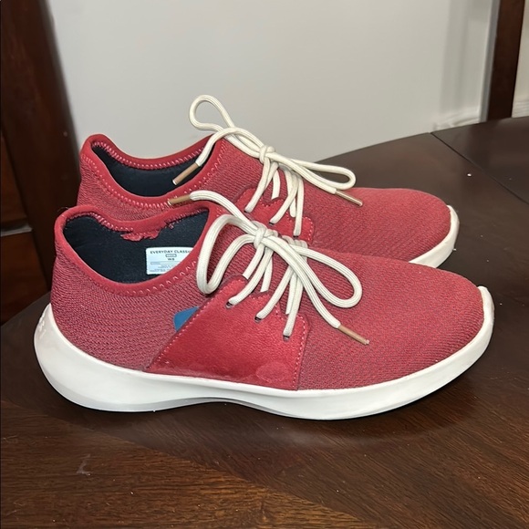 Vessi Maple Red on Off White Women’s Everyday Classic - Picture 11 of 15